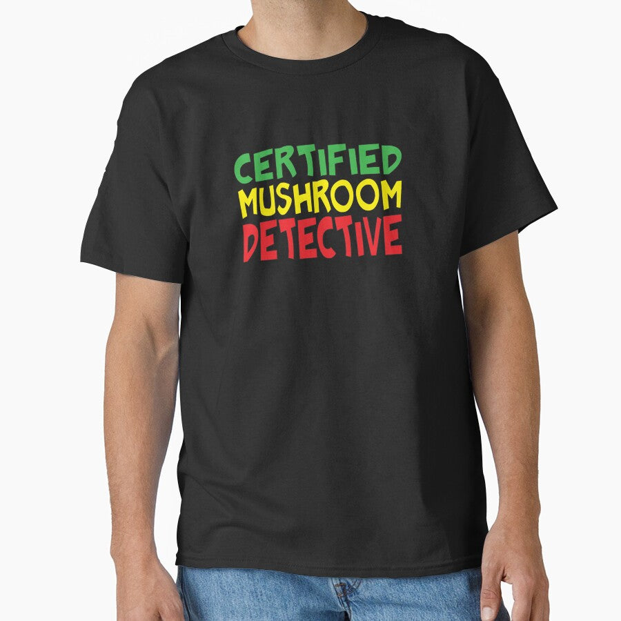 Certified Mushroom Detective Foraging Mycology farmers market Humor by Sarcastic designs