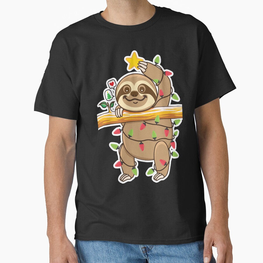 Sloth Xmas tree by plushism