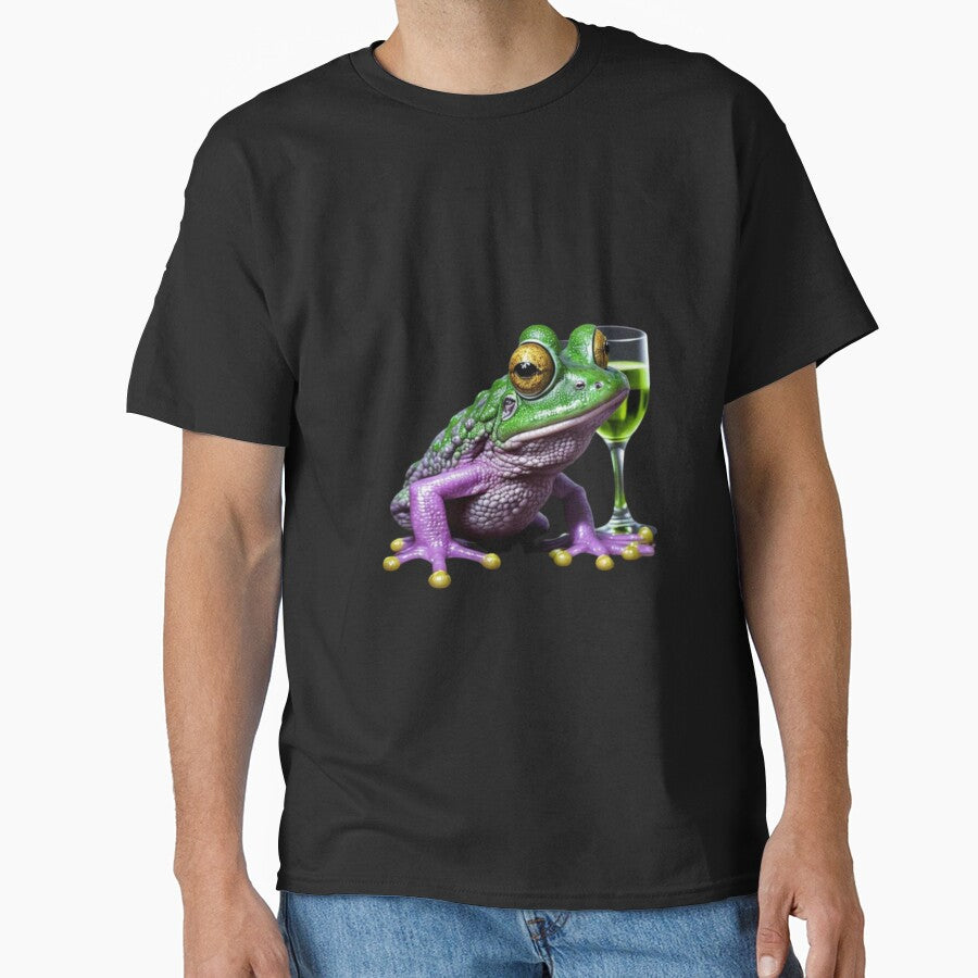 " leopard frog"  funny leopard frog with grass of wine ,frog lover by Obinne