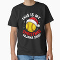 Softball Christmas This Is My Christmas Pajama Funny Holiday Gift by kiralynstration