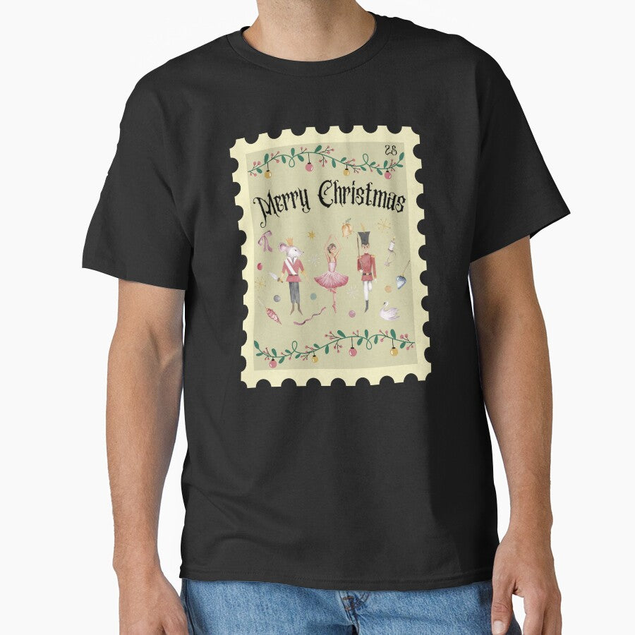 Pink Nutcracker Christmas Stamp by Forevermore