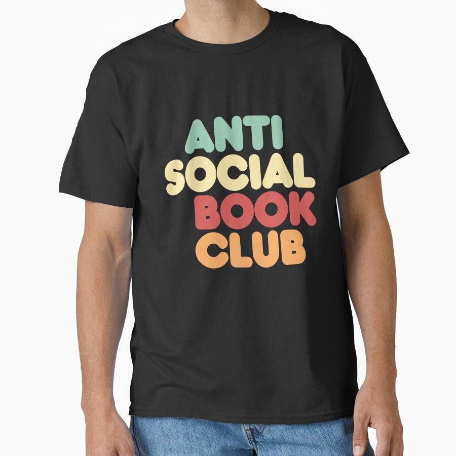 Anti social book club - Funny Book Lover introverts by shmodev