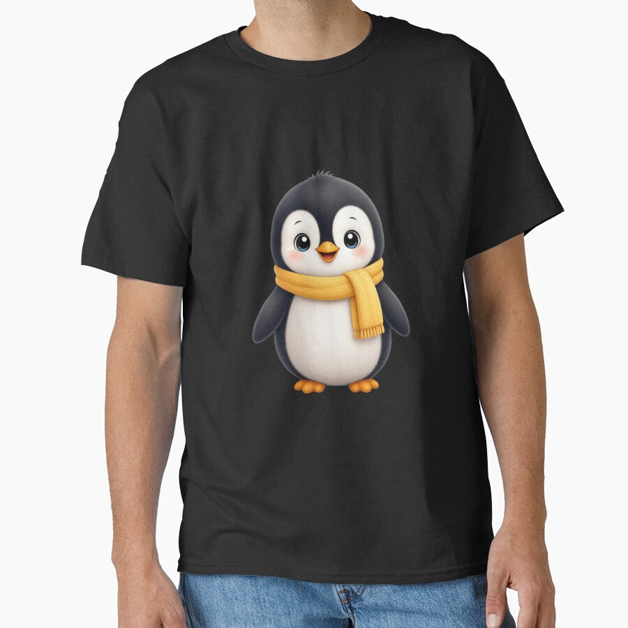 Cute Animal- Penguin with Yellow Scarf by All About DigiCraft by Fedelina