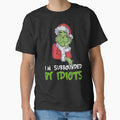 Cynical Green Christmas Character by chichchoebong
