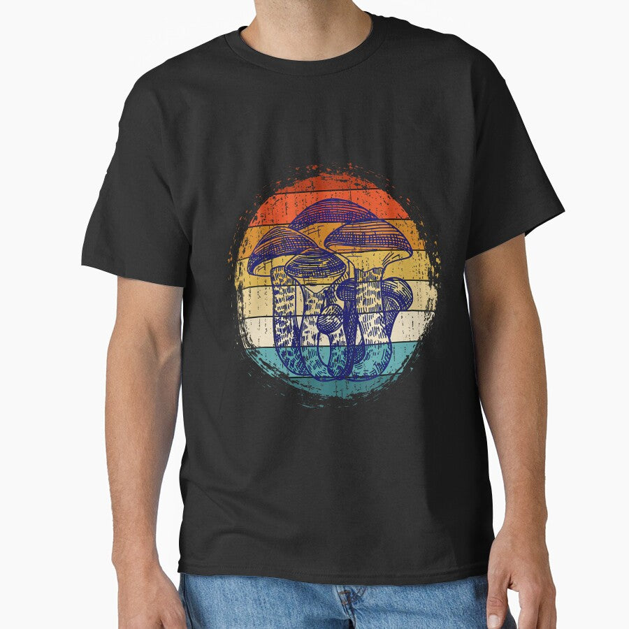 Mushroom Lover Foraging Retro by csshowsearesr