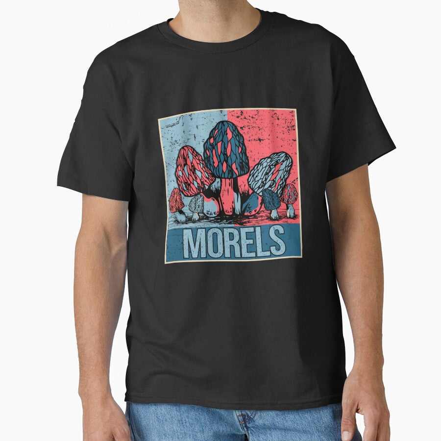 Morel Mushroom Hunter Gift Fungi Foraging Mushrooms by DSWShirts