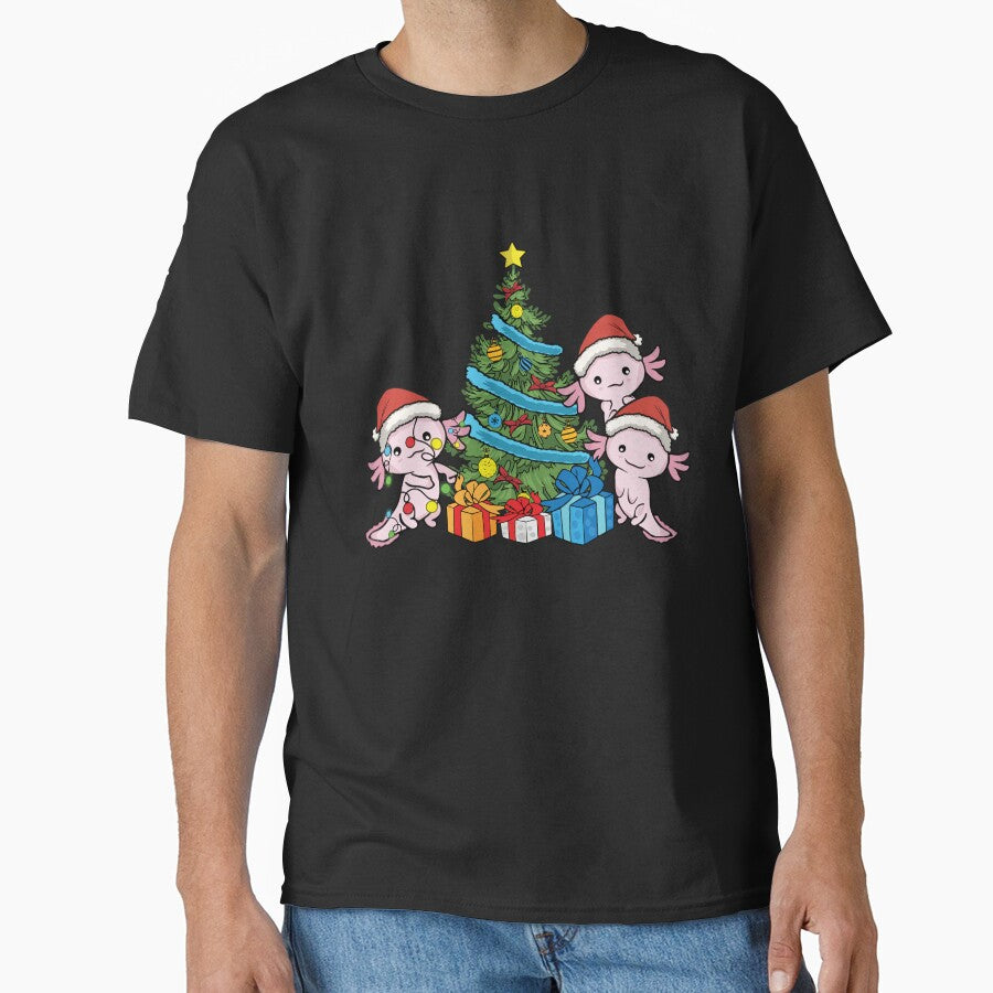 Axolotl Lover Kids Christmas Tree Gift Women Men Axolotl by DSWShirts