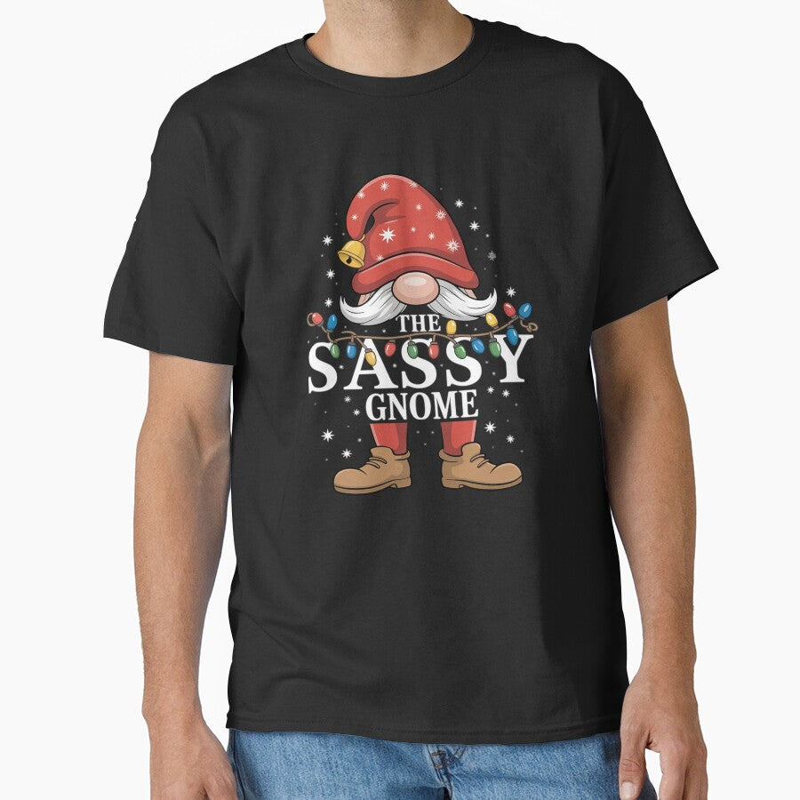 Sassy Gnome Matching Christmas Family Pajama by DrewLeuschke