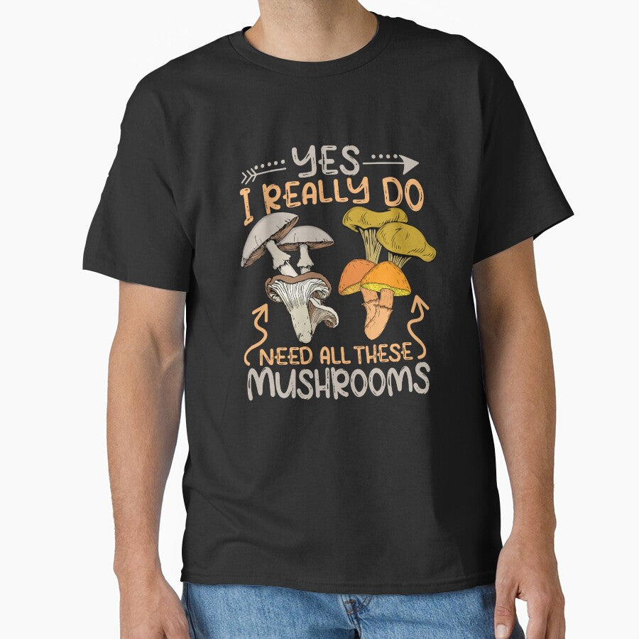 Mushroom Hunter Men Fungi Foraging Morels Mushrooms by DSWShirts