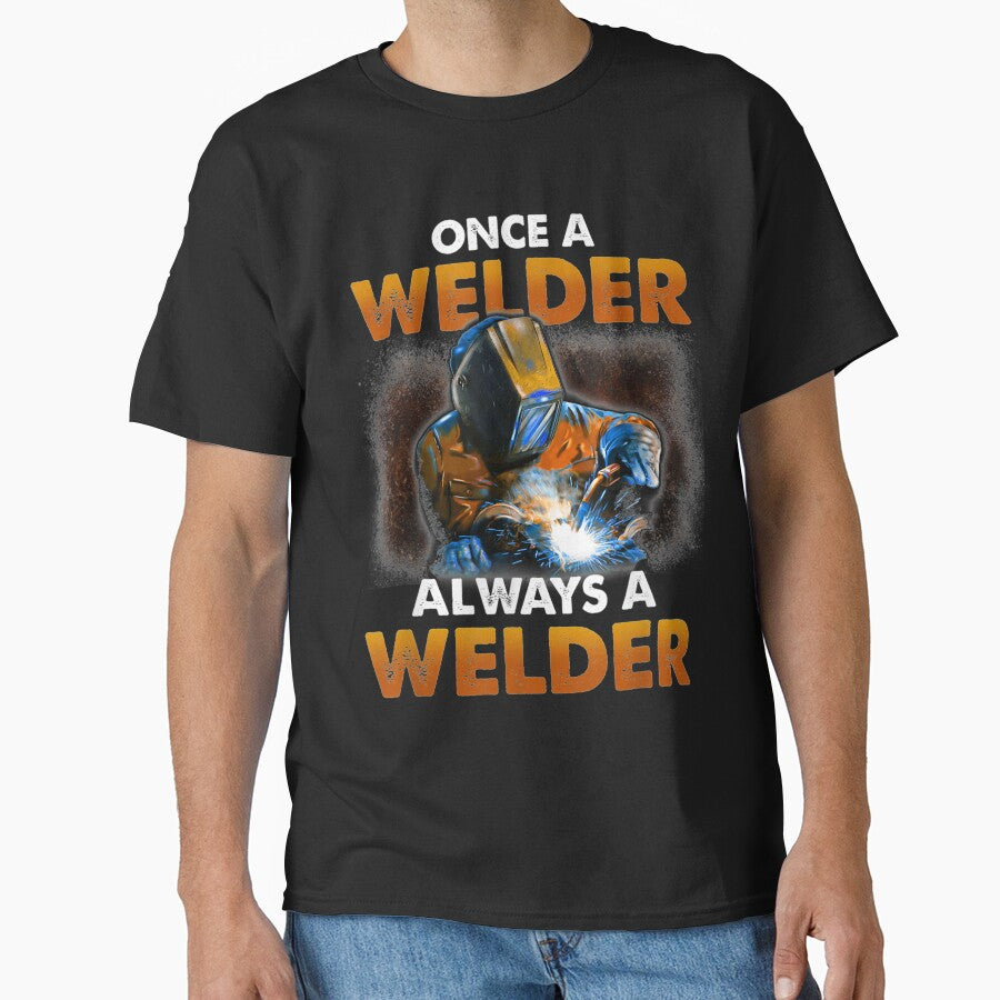 Once A Welder Always A Welder Helmet by GeniusDesignArt