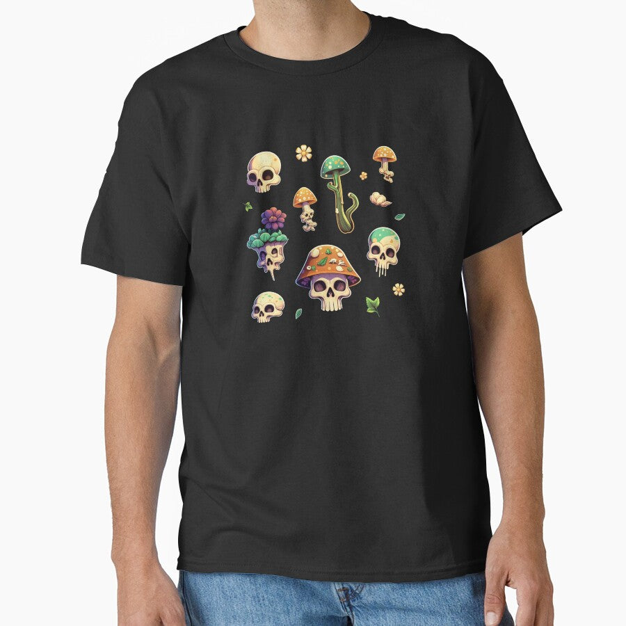 Skull Mushrooms by myabstractmind