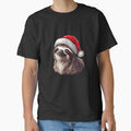 Sloth Wearing Santa's Hat by VelvetRoom