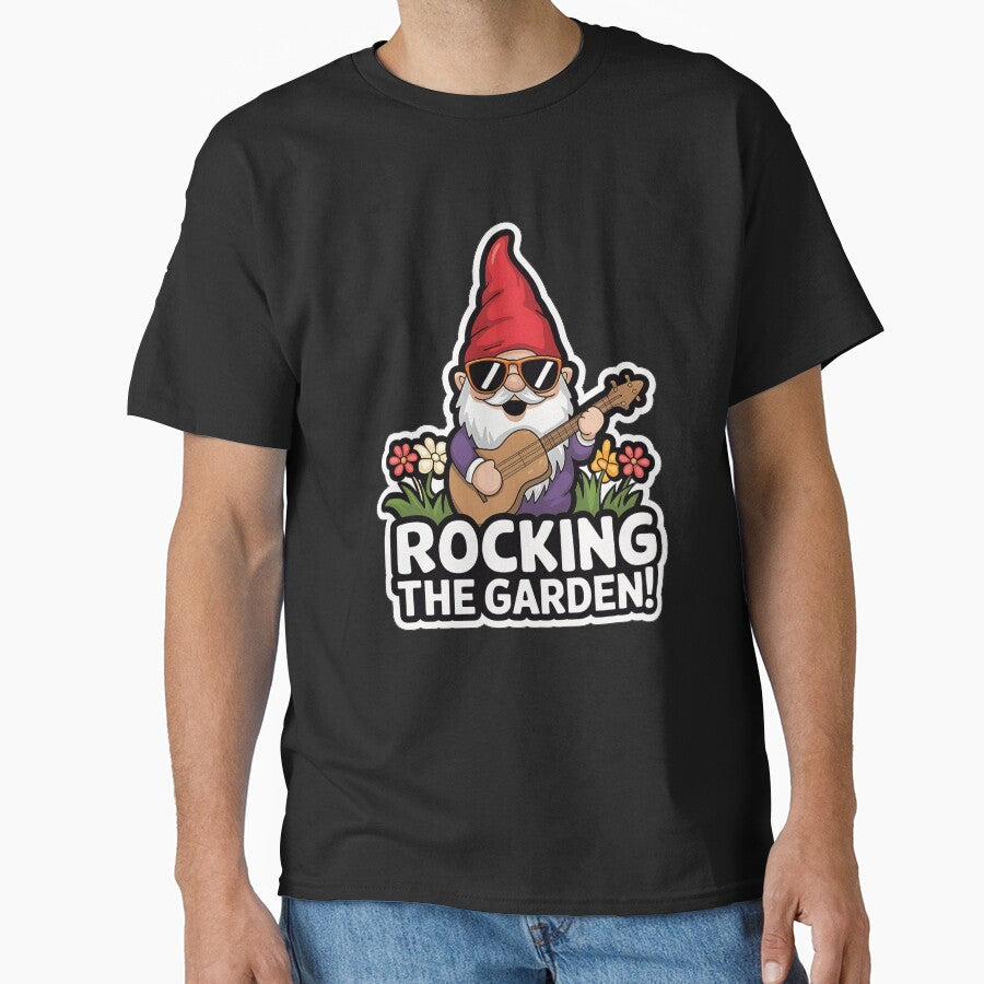 Rocking The Garden ,Cute Christmas Gnome by Hotshots Design