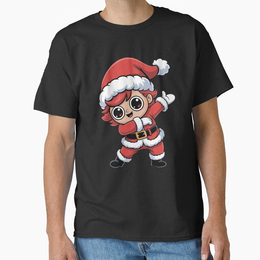 Dabbing Axolotl Santa Claus Christmas by khorbiasieno