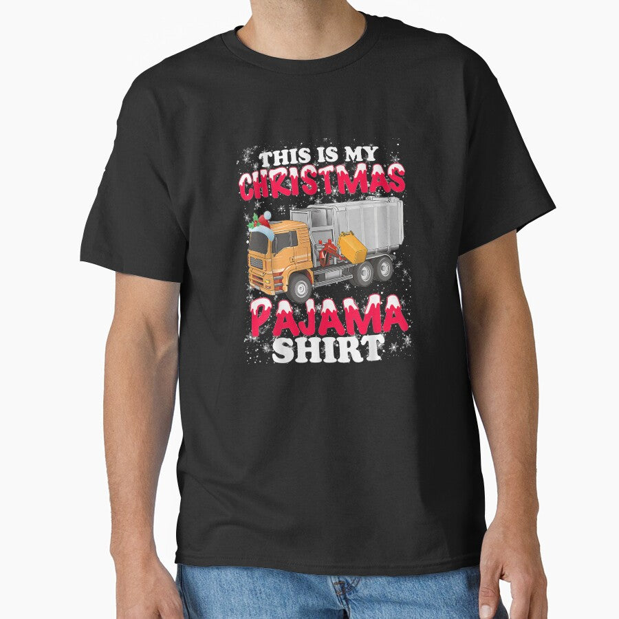 This Is My Christmas Pajama Funny Garbage Truck by lishakaren