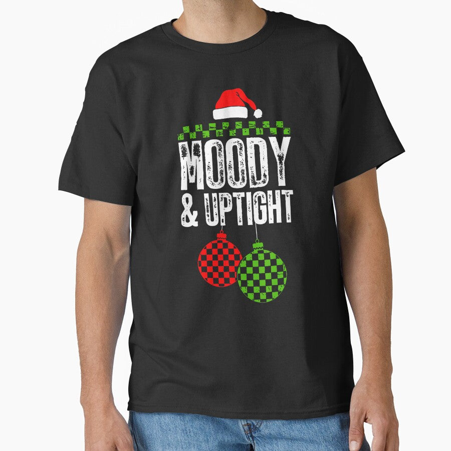 Retro Merry And Bright Moody And Uptight Couples Christmas by PipoPayment
