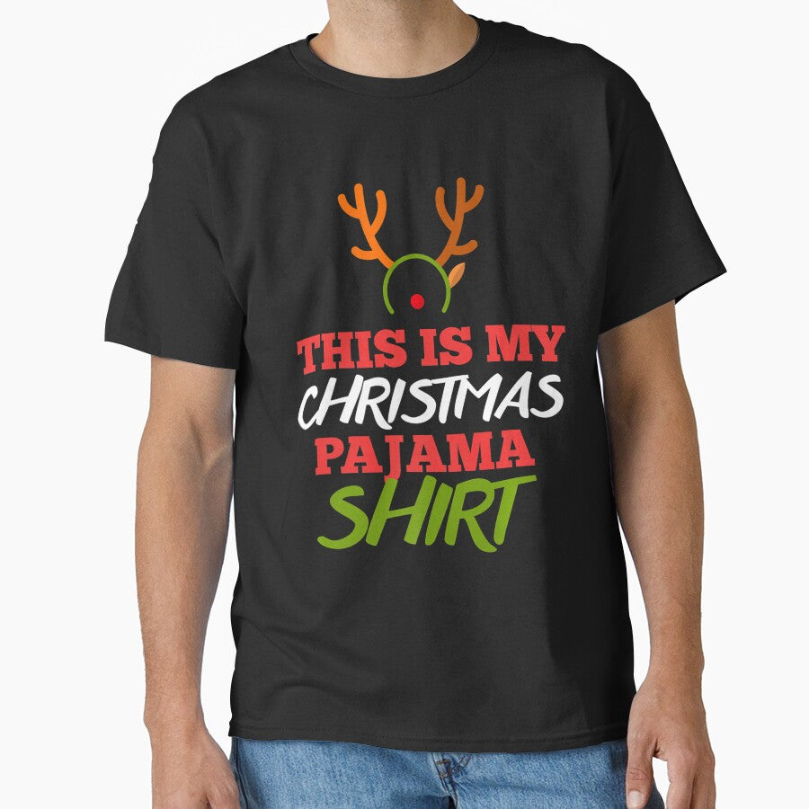 Funny Christmas Pajamas Shirt Xmas Holiday Gift Present by ekm2766