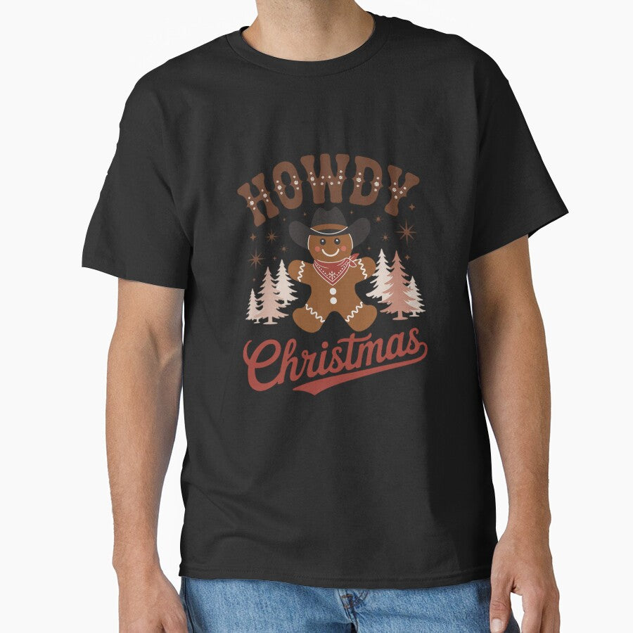 Howdy Christmas Gingerbread Western Cowboy Xmas by MinaReinger