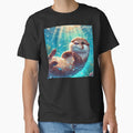 Kawaii Anime Otter Diving by TomFrontierArt