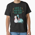 Dinosaur and Snowman Holiday by CraftyrCreator