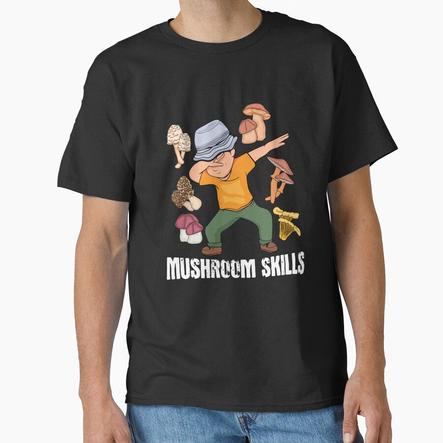 Mushroom Hunting Gift Men Fugi Foraging Mushrooms by DSWShirts