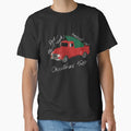 Little Red Truck Hauling a Christmas Tree by skeastore