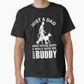 Just a Dad Who Never Skips a Walk with His Best Buddy | Proud Dog-Dad T-Shirt & Gifts for Pet Lovers and best dog dad ever by Opalook