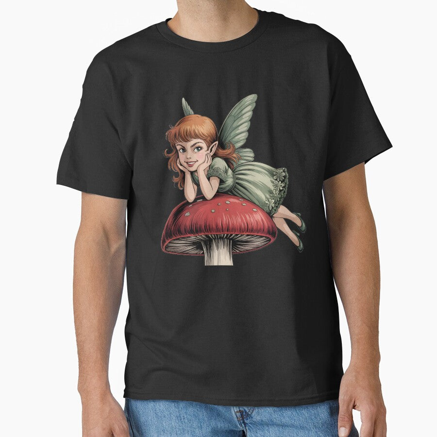 Vintage fairy with mushroom by BohoShopHU