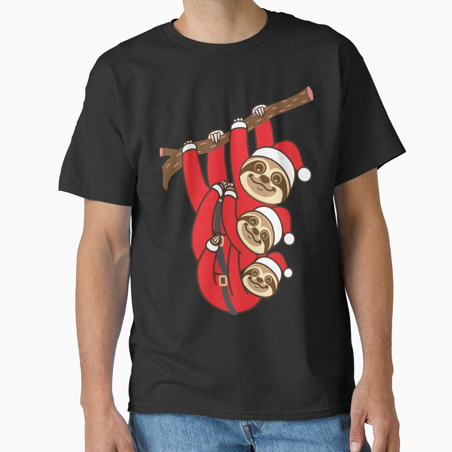 Sloth Santa Family by plushism