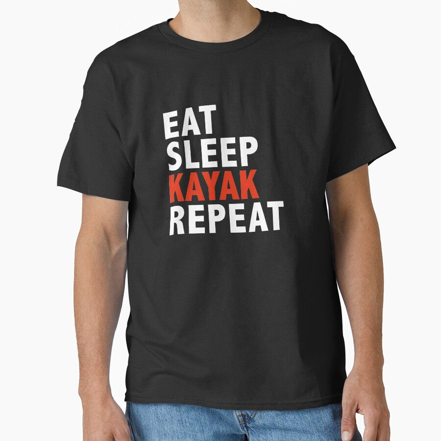 Eat Sleep Canoe Repeat Canoeing Kayaking Kayak by losttribe