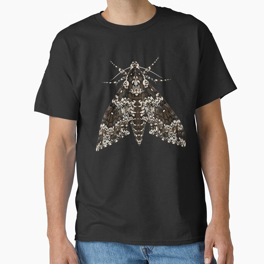 Rustic Sphinx Moth Manduca Rustica Cartoon Style by Harpagann