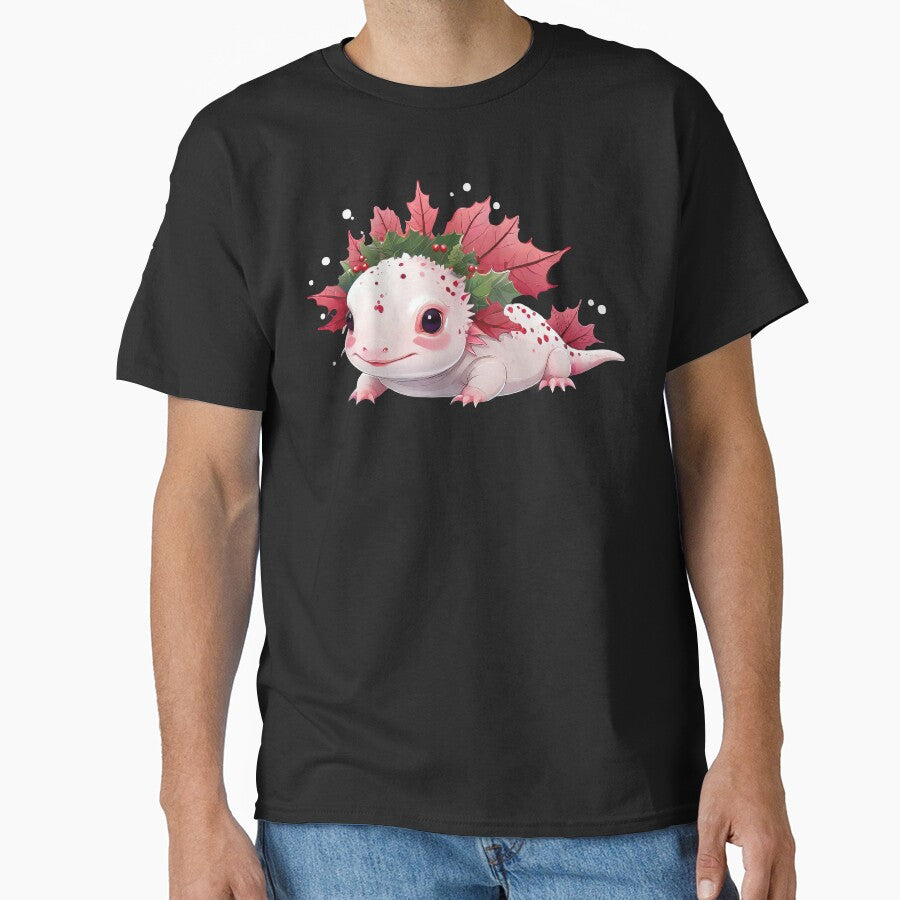 Winter Cute Kawaii Axolotl by MindSmith