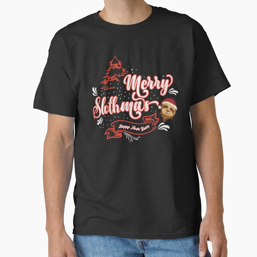 Merry slothmas funny idea gift for holiday christmas Sloths lover by TINASTORESHOPE