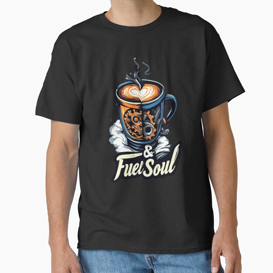 Fuel & Soul Steampunk Coffee Mug Heart Latte Barista Art 02 by Shift-Bloom