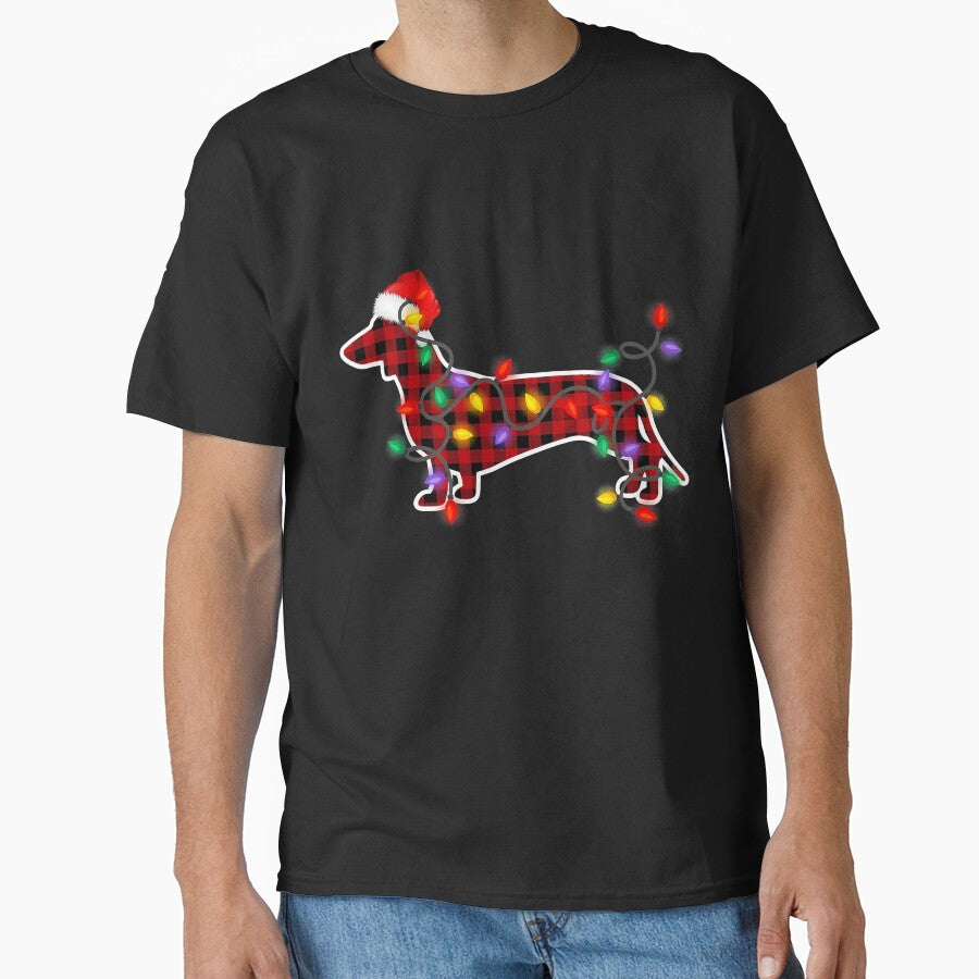 Dachshund Dog Santa Hat Christmas by reyeskhan79