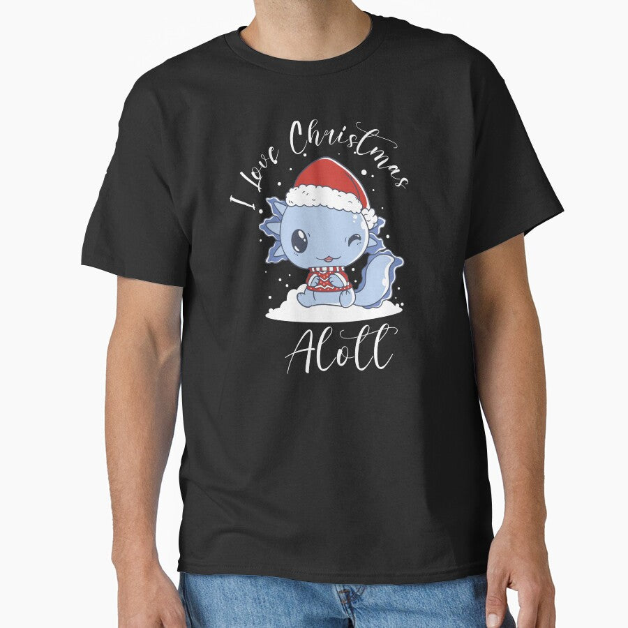 I Love Christmas Alotl by Davestre Designs