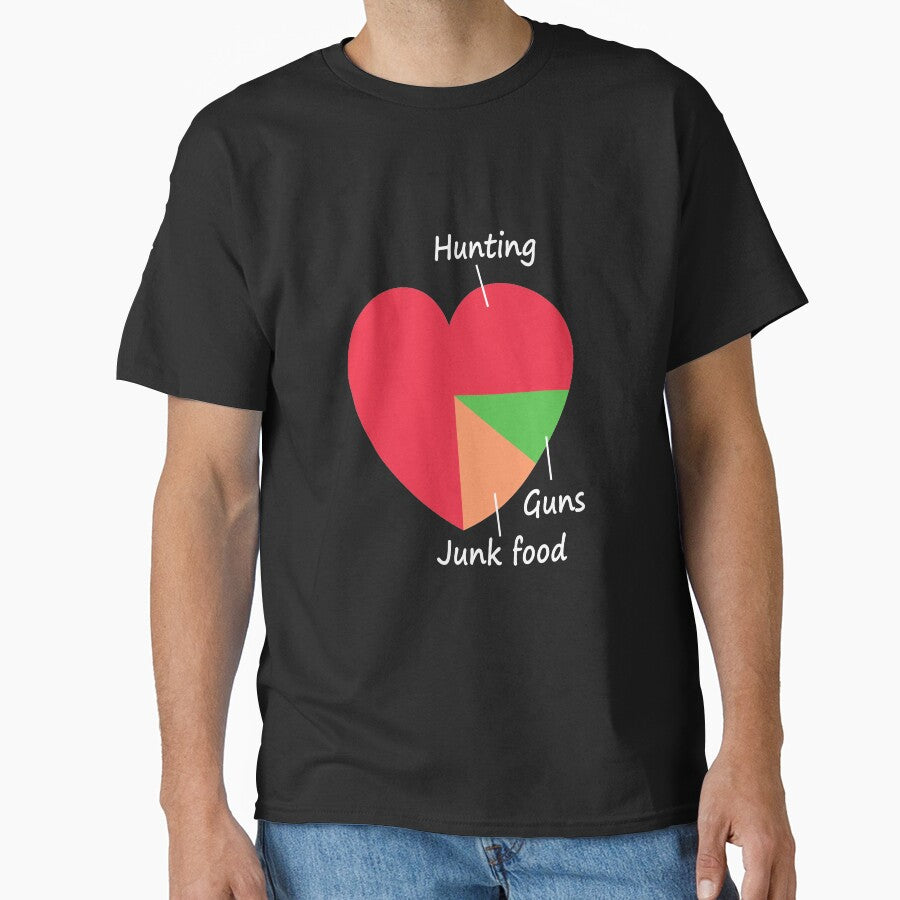 hunting guns junk food Gift for Husband by skulltshirt