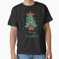 Merry Woofmas Funny Dog Paw Christmas Tree Pun Dog Lover Gift by haitrieuic96