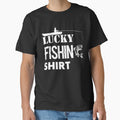 Funny Lucky Fishing Shirt Design by GetGoodFit