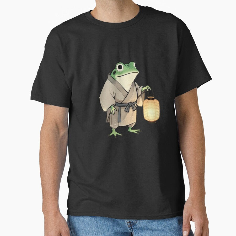 Cute Frog Samurai Japanese Lantern Aesthetic by VibeFactoryOfc