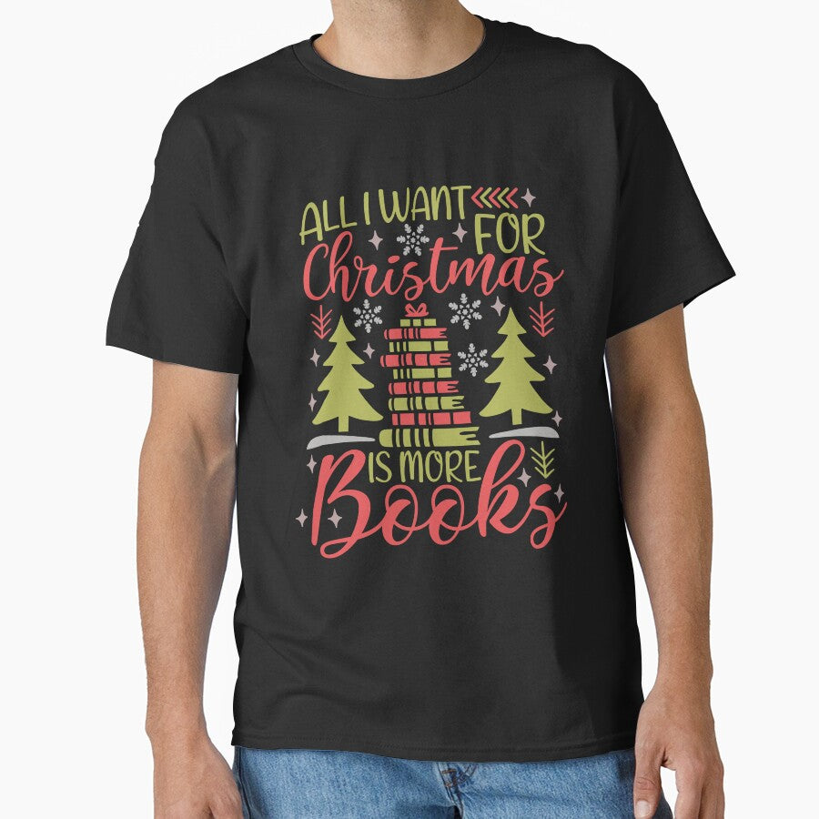 Christmas Books Lover Holiday by Imaginarium Design