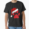 Dog Paw Santa Hat Funny Pajama by carpe9572