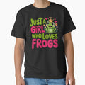 Just a Girl Who Loves Frogs Cute Frog by Nzgiftsandmore