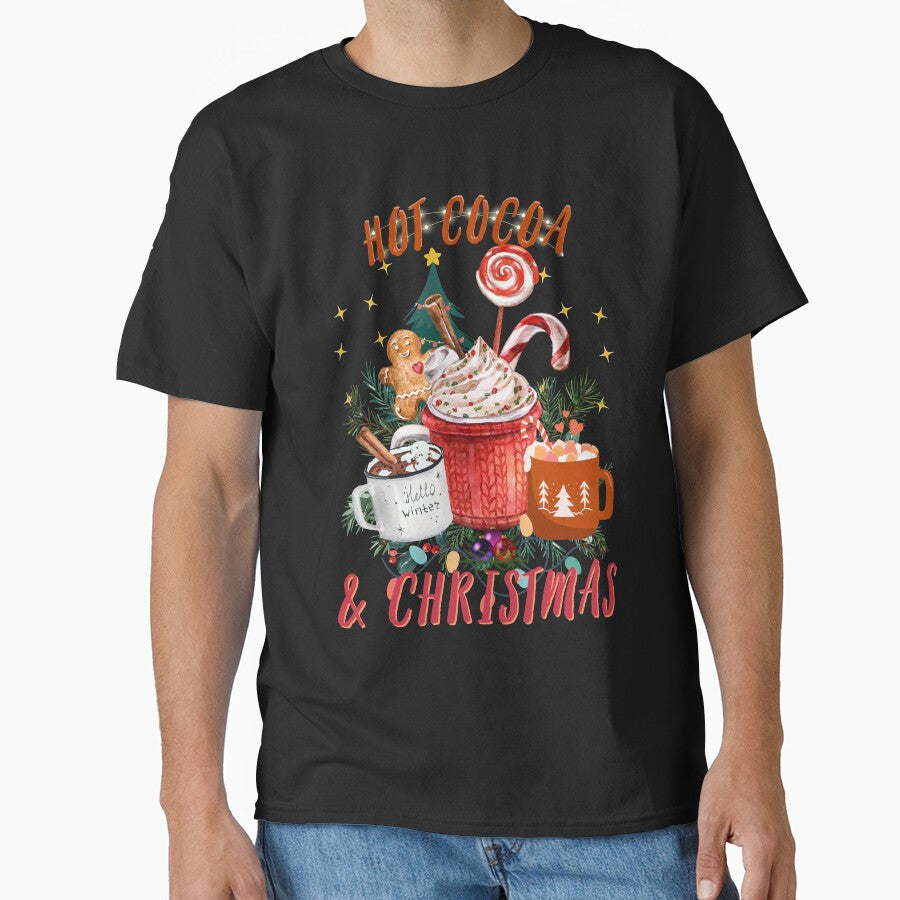 Hot Cocoa And Merry Christmas Vintage Coffee and Cocoa Cup by SweetbeStore