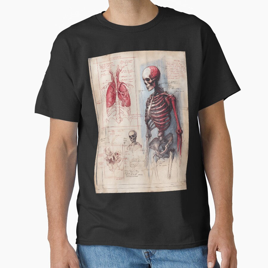 Dark Academia: Detailed Scientific Anatomical Diagram by bapupa
