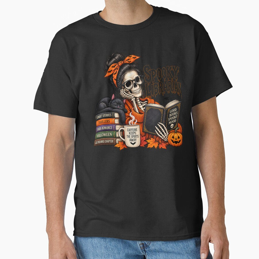 Spooky Librarian Halloween for Bookish Friends by Crystal-Tree
