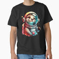 Retro Otter Astronaut by TomFrontierArt