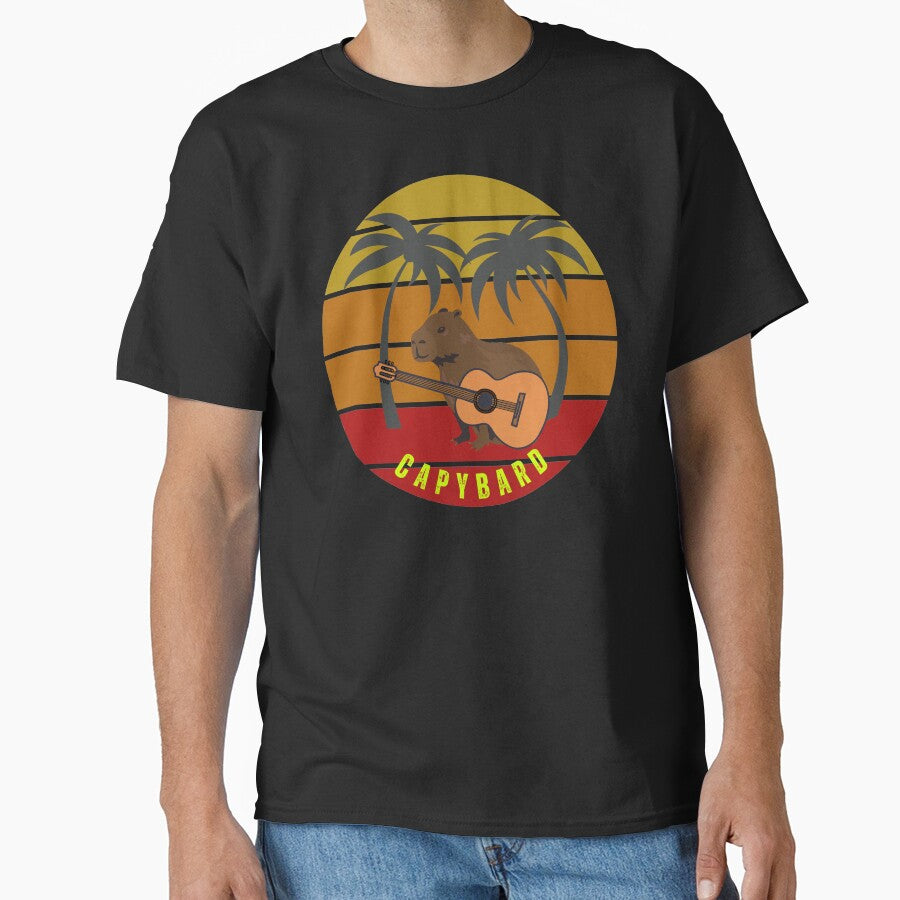 Capybara. Capybara bard. Capybara with hat,Capybara dad,Capybara baby,Capybara face. Capybara art, Capybara cartoon,Cute capybara, Capybara love,Capybara mom,Capybara design. Stickers, gifts. by Rowbic
