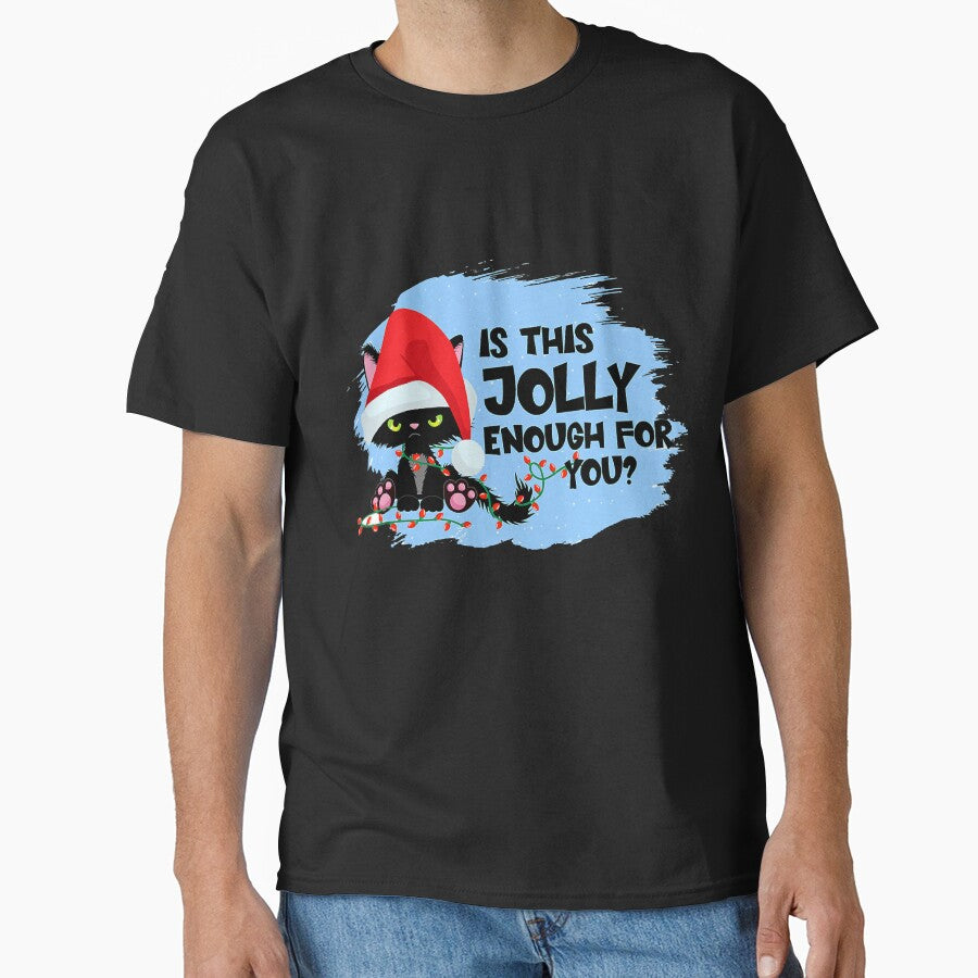 Is This Jolly Enough Black Cat Merry by saragrant39