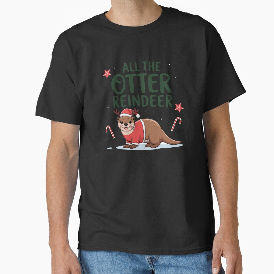 Christmas otter Merry christmas by MaggiLars